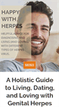 Mobile Screenshot of happy-with-herpes.com